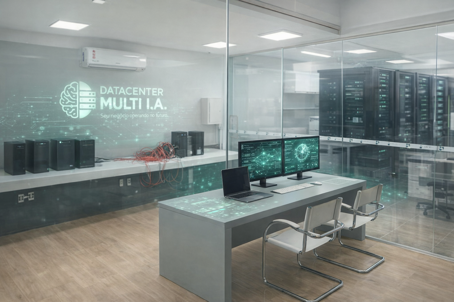 Vista da Infraestrutura do Datacenter Multi IA